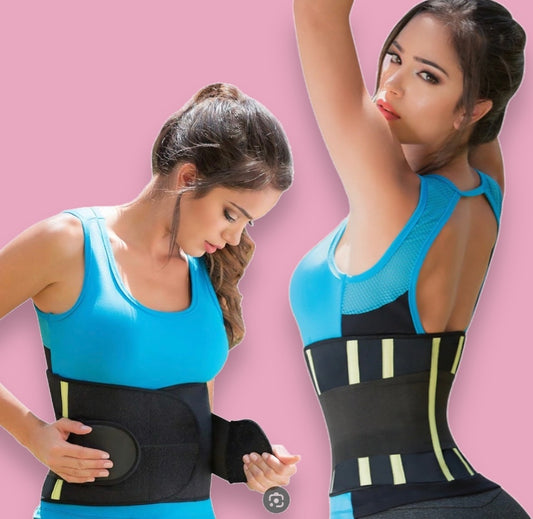 Belt waist trainer